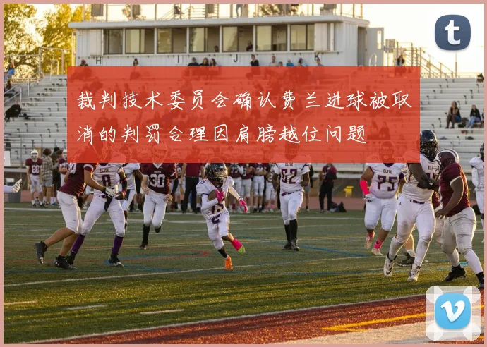 裁判技术委员会确认费兰进球被取消的判罚合理因肩膀越位问题